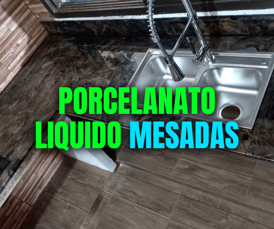 Mesadas de porcelanato líquido