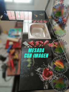 MESADA CON IMAGEN TUARTE3D RESINA EPOXI