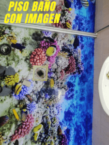 PISO BAÑO CON IMAGEN