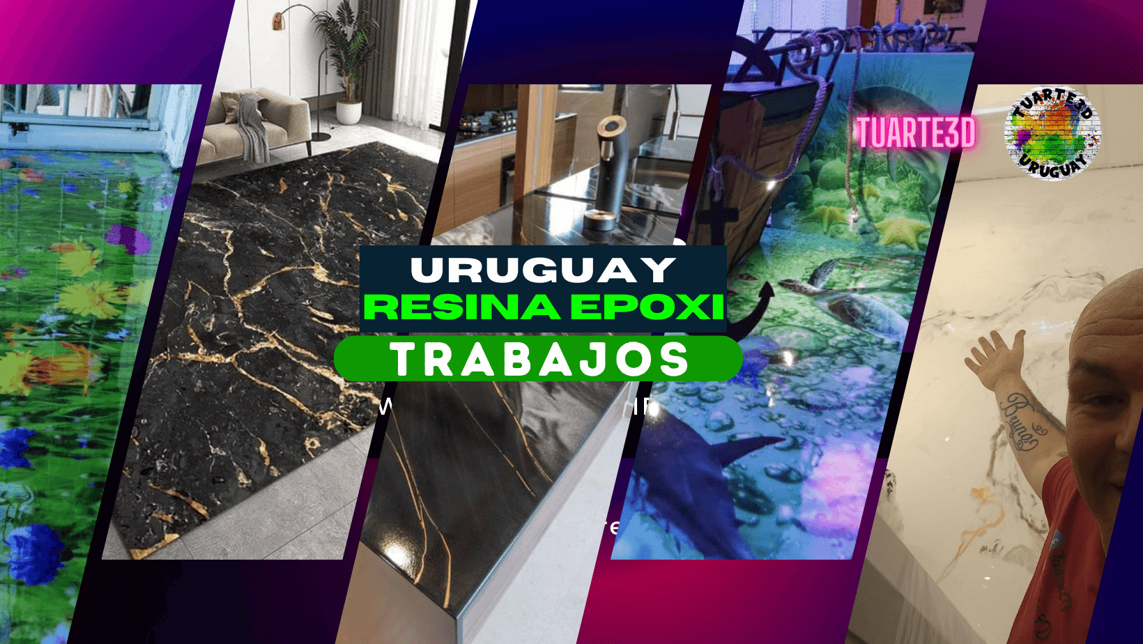 TRABAJOS DE PORCELANATO LIQUIDO RESINA EPOXI EN URUGUAY